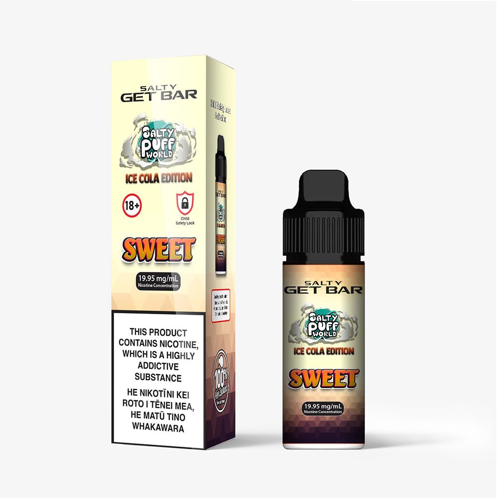 Salty GET Bar [Ice Cola Edition] Sweet Disposable Vape | Shosha Vape NZ