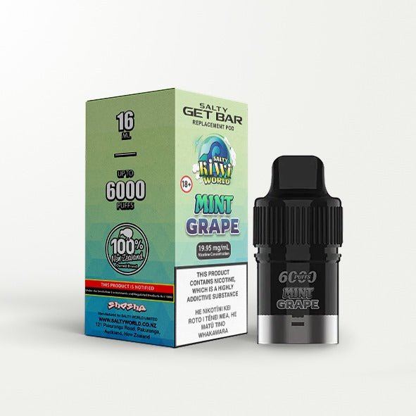 Salty Get Bar Replacement Pods | Shosha Vape NZ