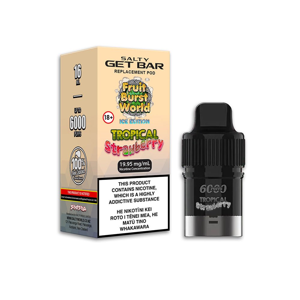 Salty Get Bar Replacement Pods | Shosha Vape NZ