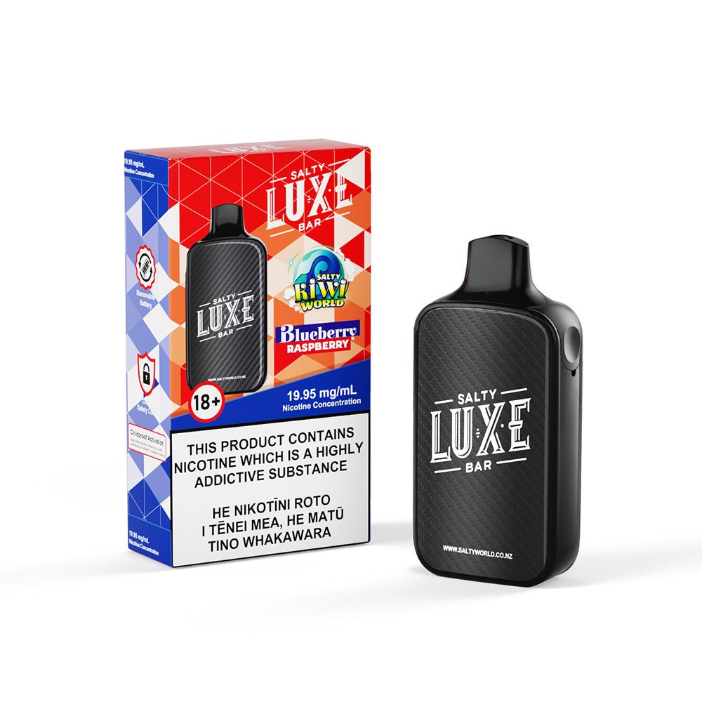 Salty Luxe Bar Blueberry Raspberry Disposable Vape | Shosha Vape NZ