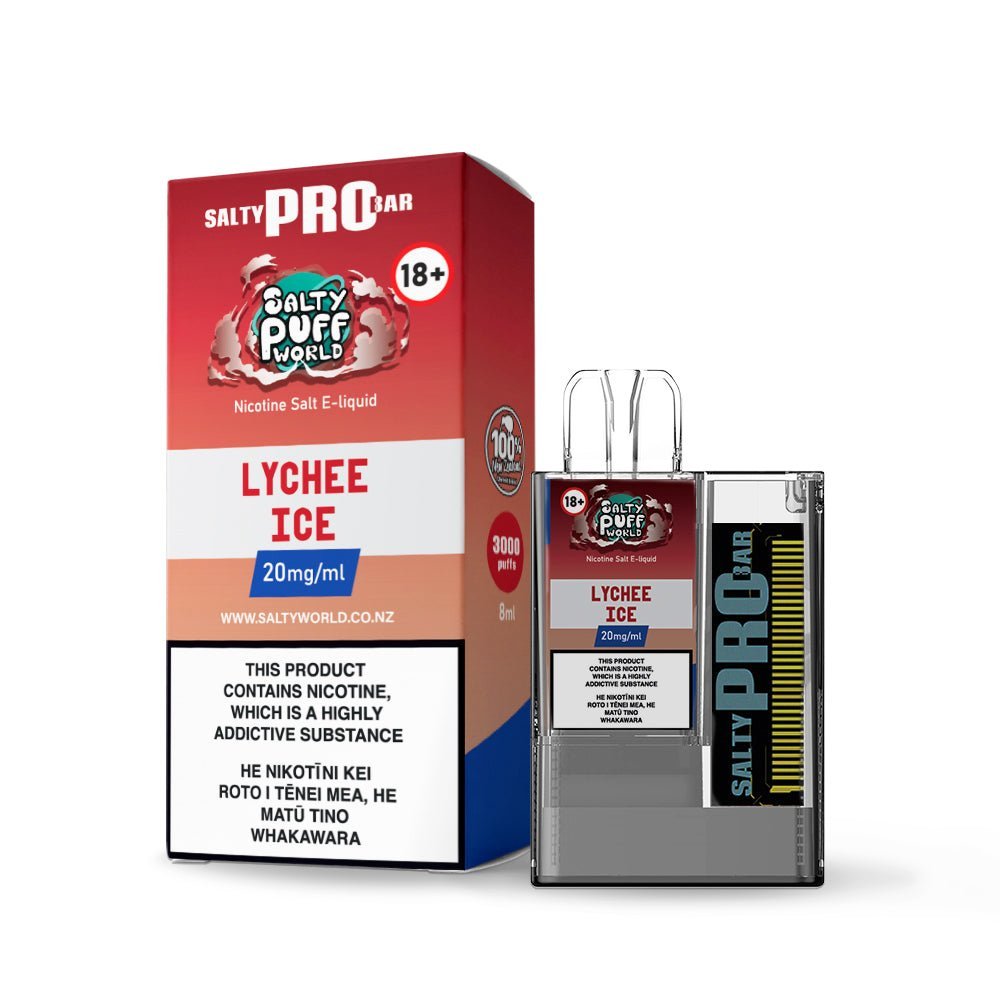Salty Pro Bar Lychee Ice Disposable Vape | Electric Vape NZ